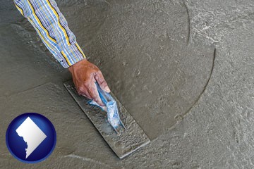 concrete contractor with Washington, DC icon